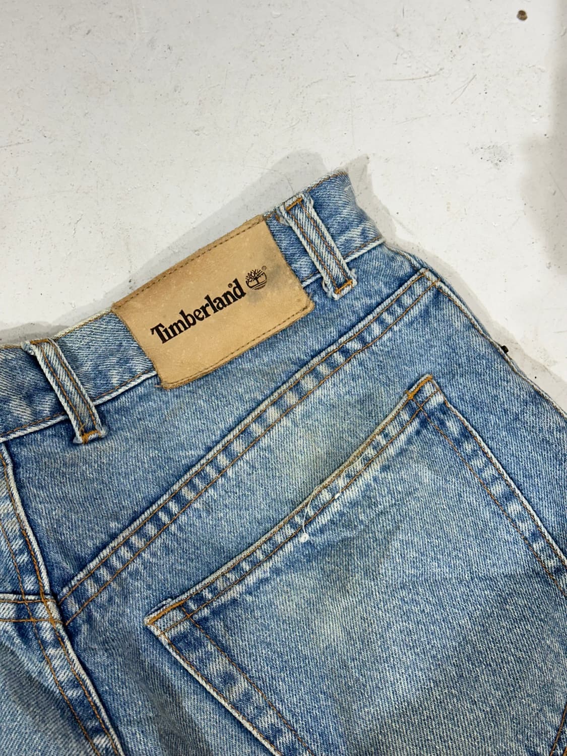 00s 팀버랜드 와이드 연청 데님 팬츠 청바지  상품이미지6