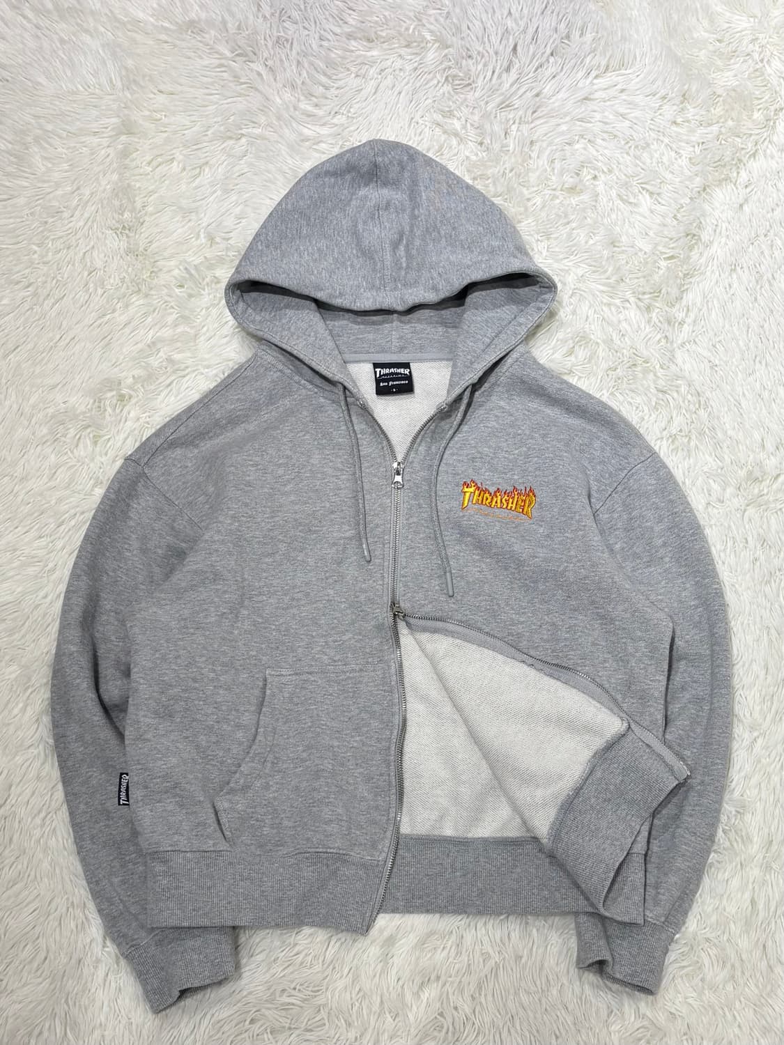 트레셔 그레이 투웨이 후드집업 상품이미지6