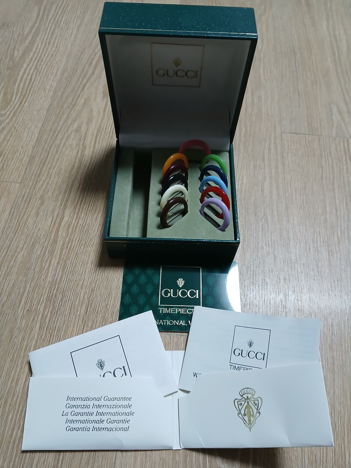 정품)구찌 베젤링 시계 풀세트 상품이미지5