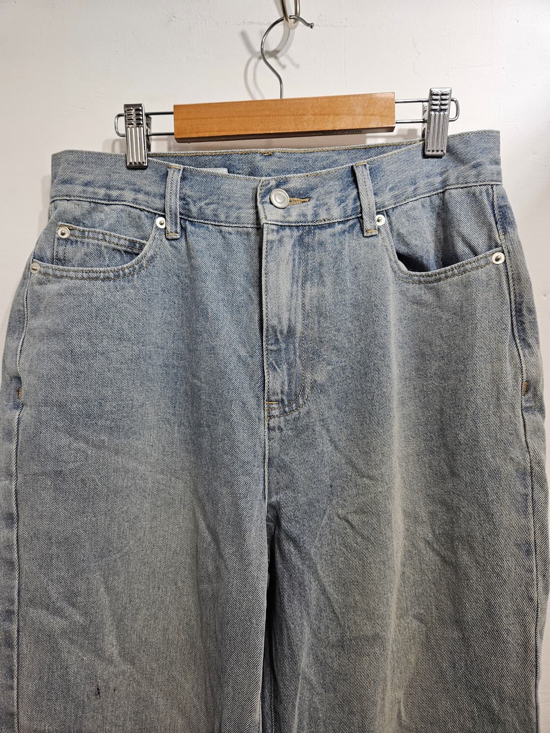 에잇세컨즈(8seconds) 연청 데님 와이드 M 상품이미지2