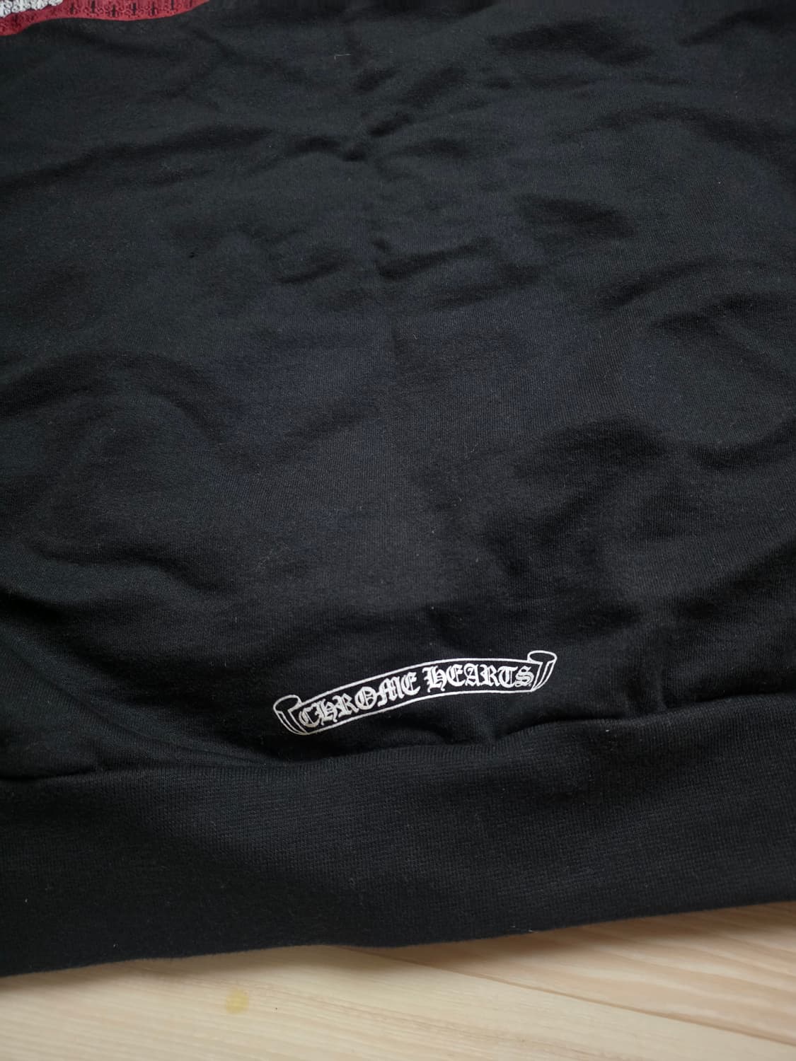 크롬하츠 아메리칸 플래그 대거 후드 블랙 색상 XL 상품이미지6