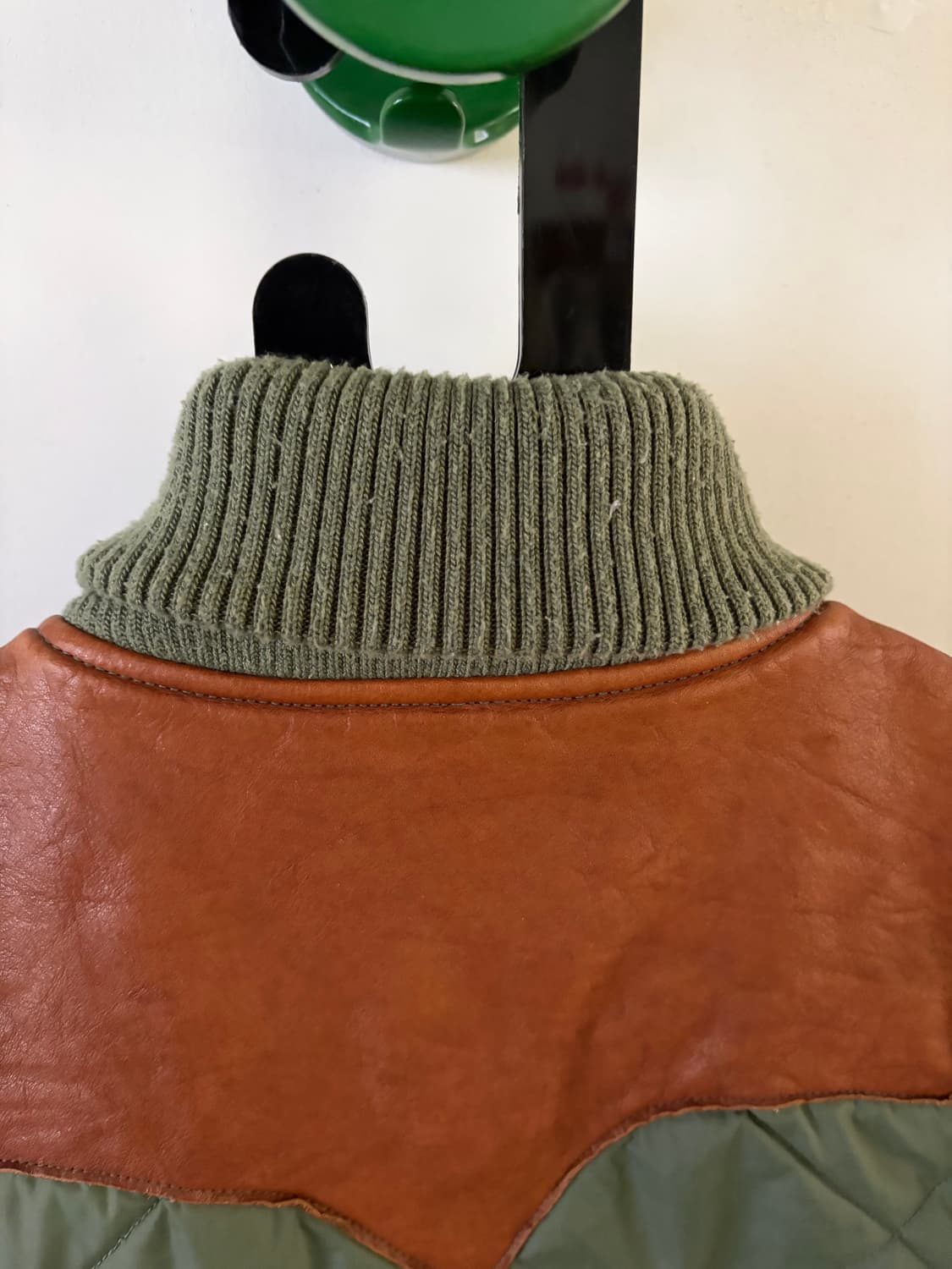 RRL 레더요크 맥브라이드 퀼팅 자켓 XS 상품이미지3