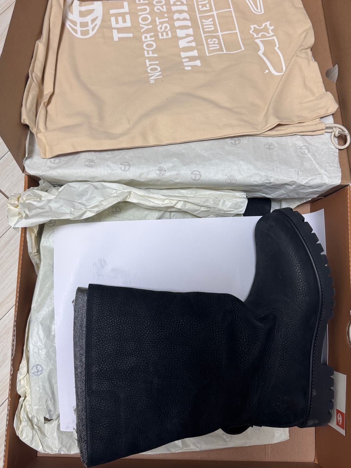 [us10] 텔파 팀버랜드 미드 부츠 블랙 상품이미지2