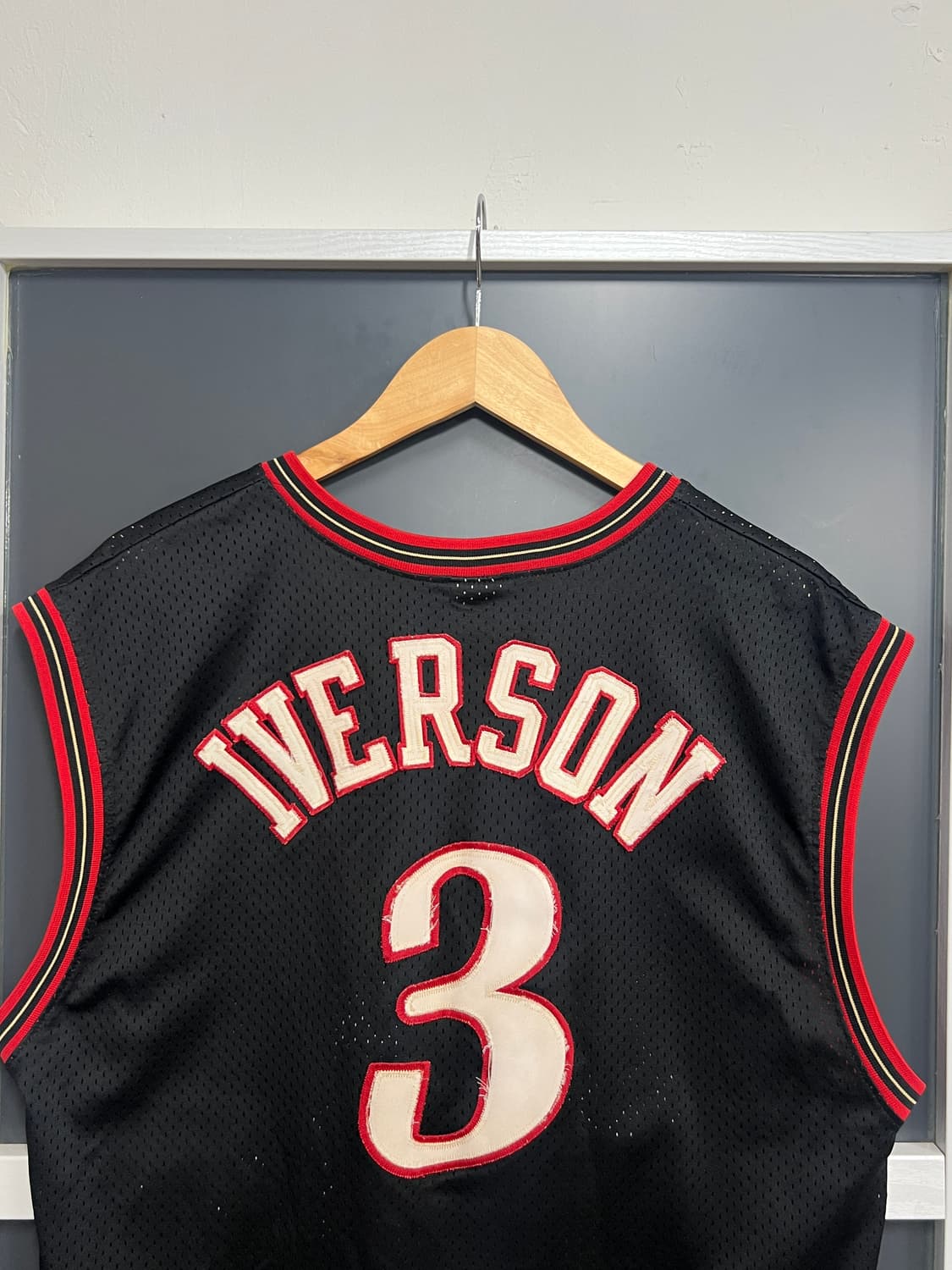 챔피온 NBA 필라데피아 아이번스 마킹 베이스볼 유니폼 저지 상품이미지3