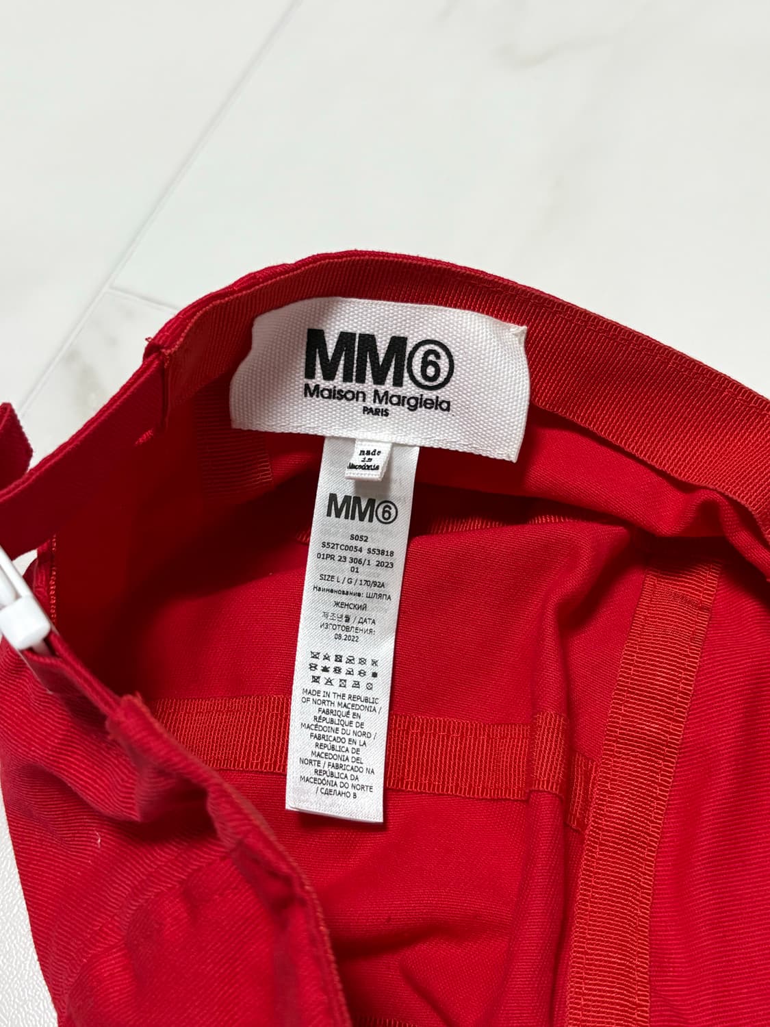 마르지엘라 mm6 캠프캡 상품이미지5