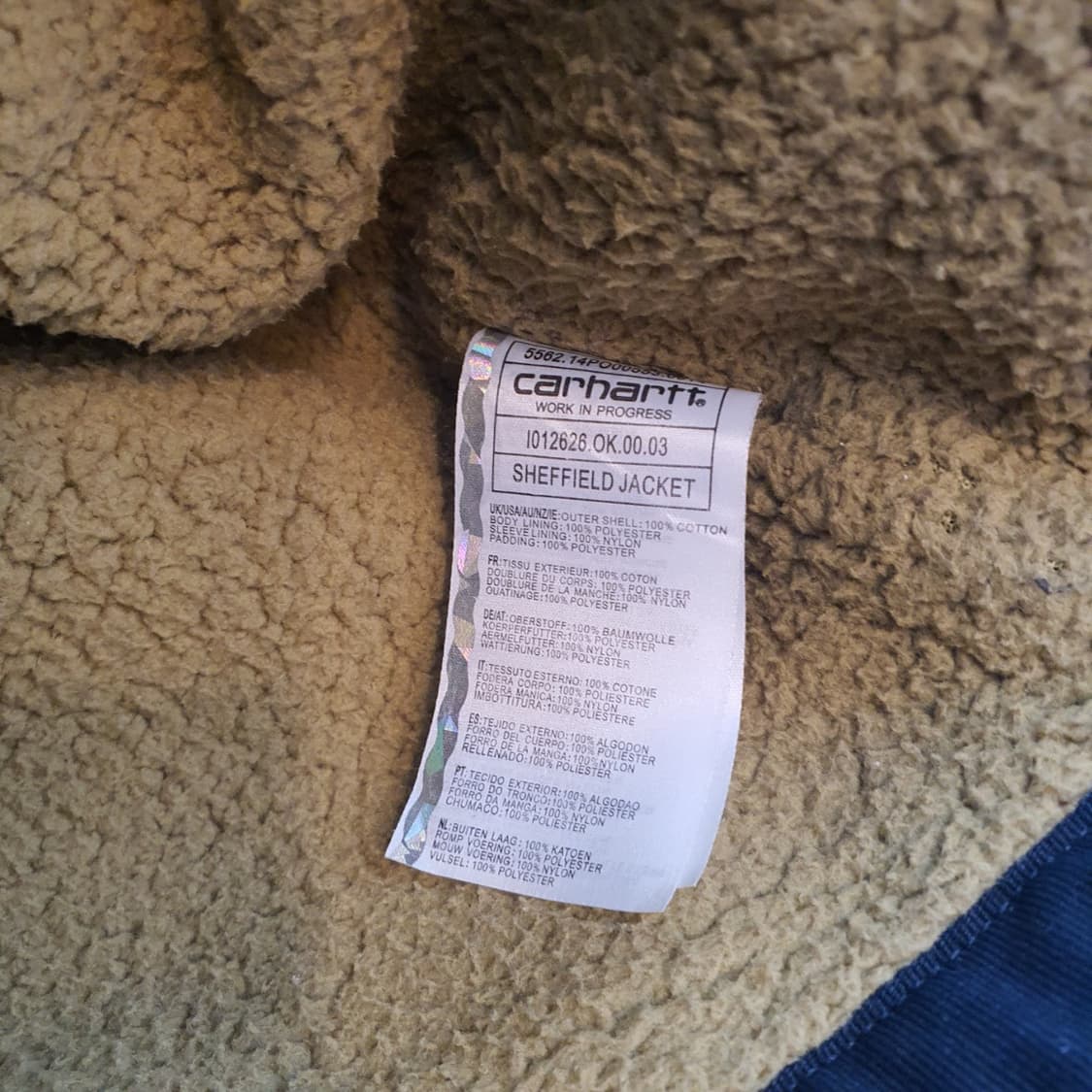 칼하트 쉐필드 자켓 네이비  상품이미지6