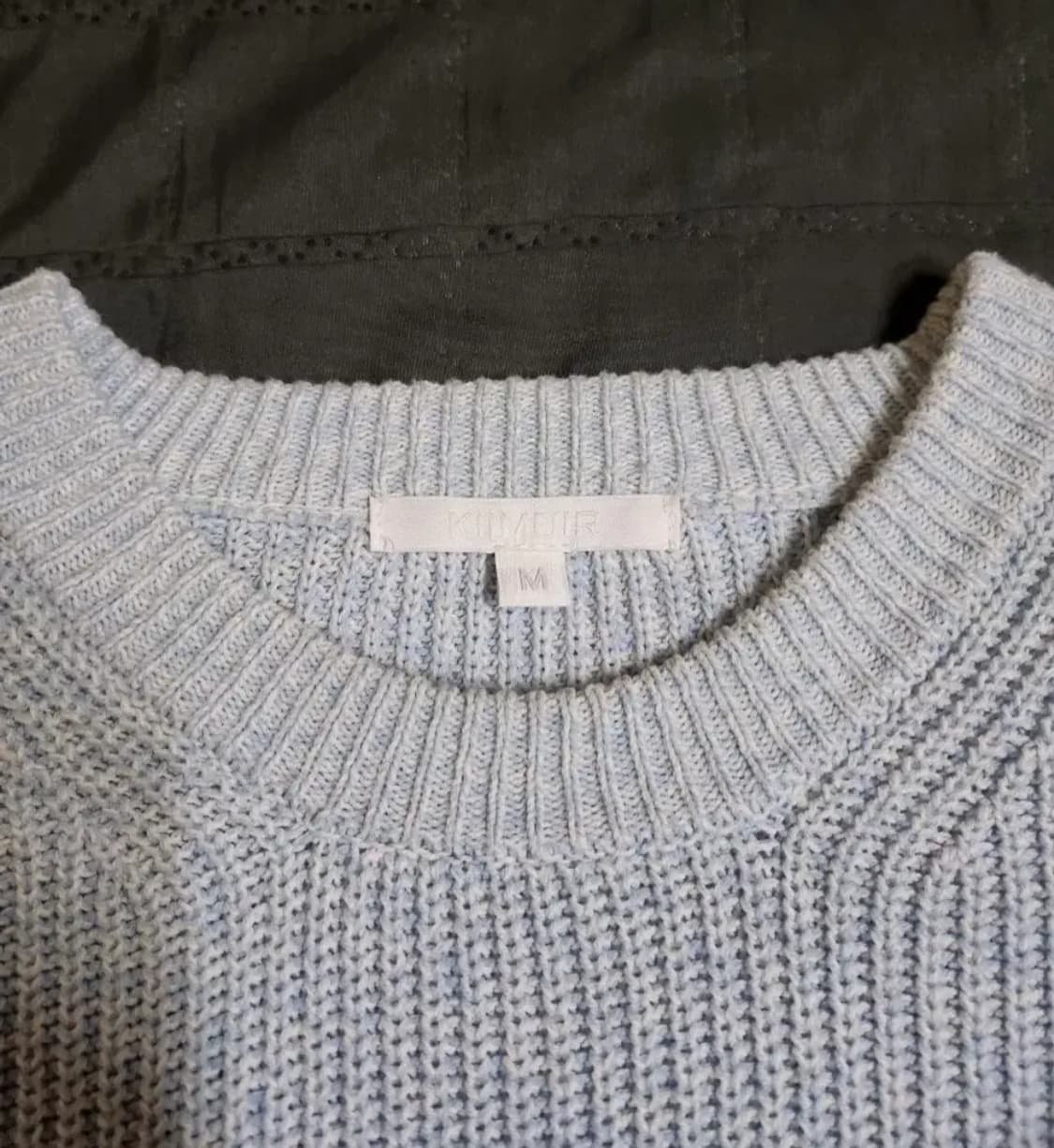 키뮤어 워셔블 하찌 벌키 크루넥 니트 M 상품이미지6