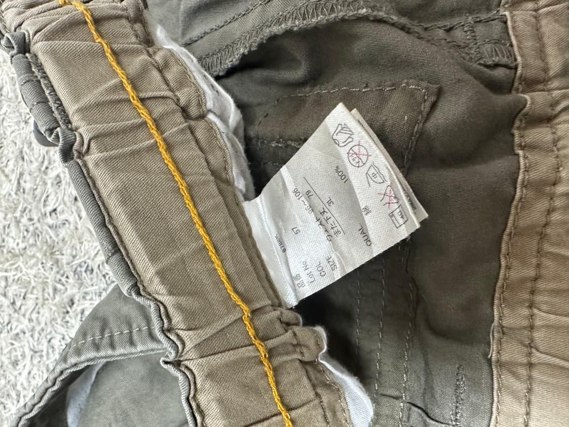 빈티지 카키 카고바지 상품이미지4