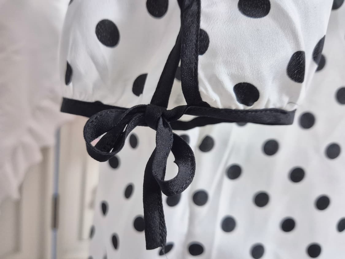 세실맥비 히메갸루 리본 도트 블라우스 헤이세이 새상품 상품이미지3