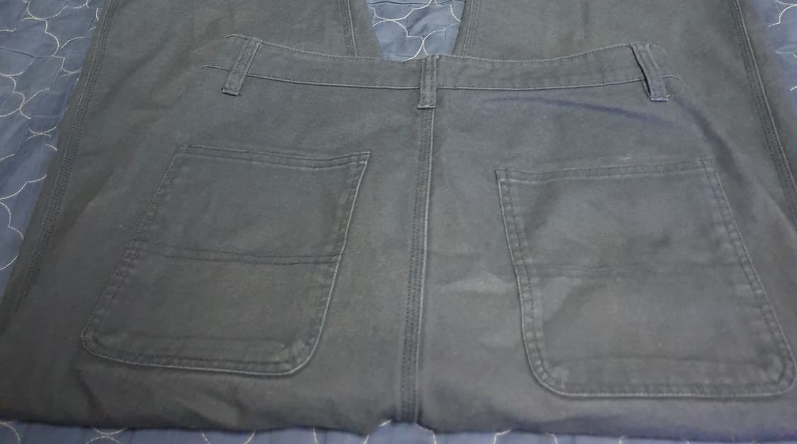 무신사스탠다드 캔버스 레귤러핏 워크팬츠 아이언그레이 (31) 상품이미지3