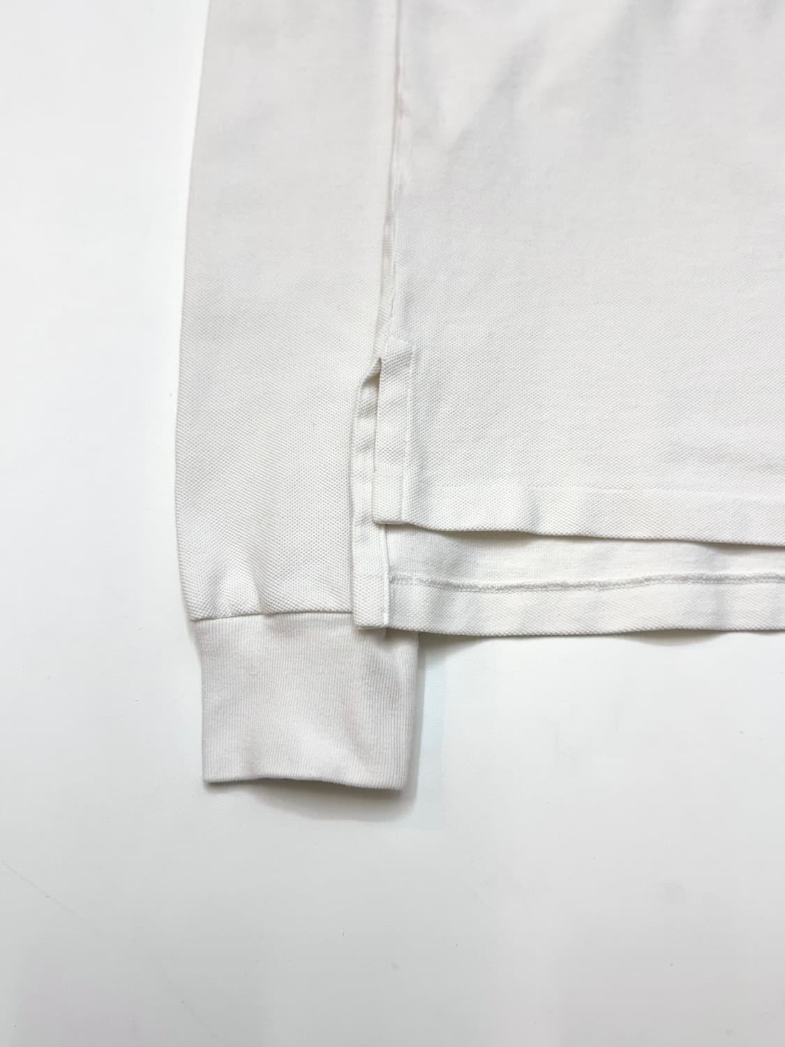 Polo 폴로 랄프로렌 빅포니 화이트 PK 카라 긴팔 티 상품이미지5