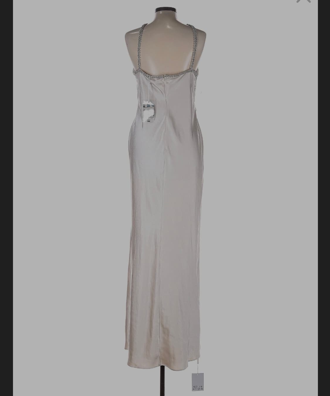 SELF PORTRAIT Champagne Satin maxi dress 상품이미지4