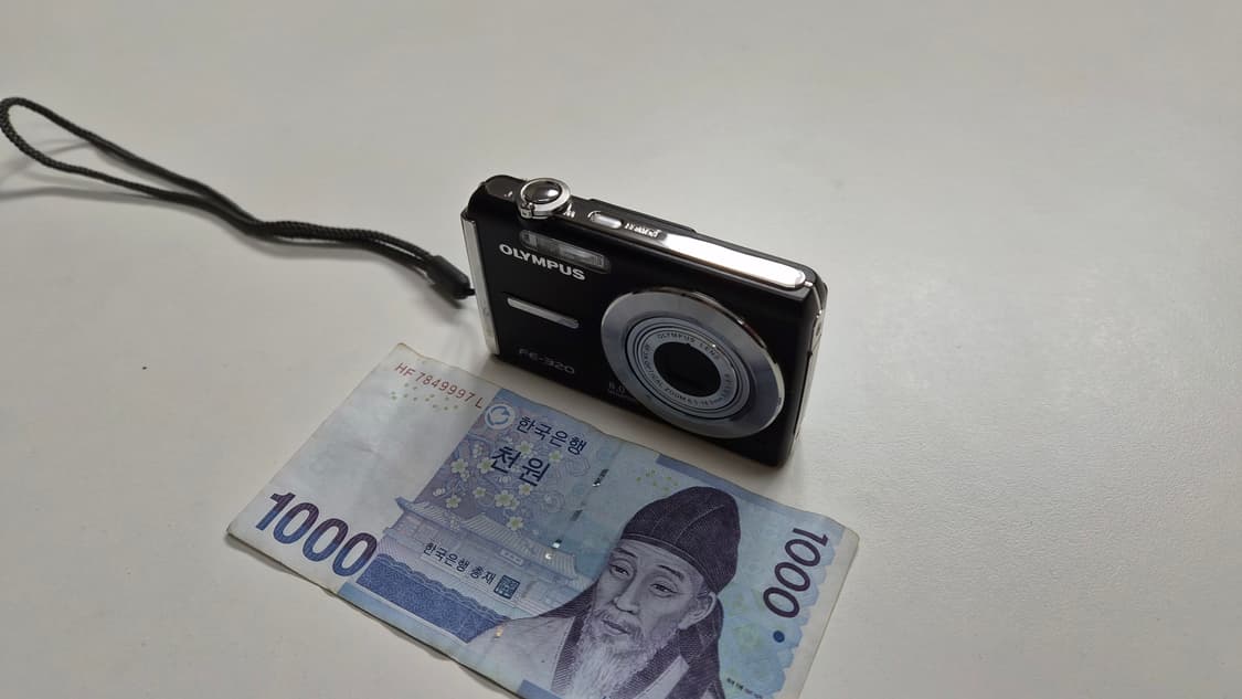 작례O 신품급 풀박스 올림푸스 fe 320 초소형 디지털카메라 빈티지 디 상품이미지7