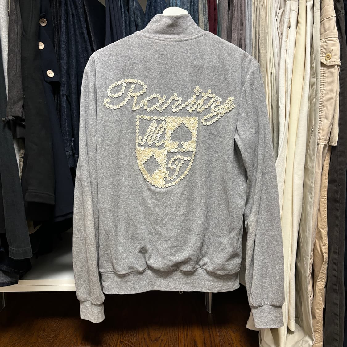 Freezeframe 프리즈프레임 빈티지 버튼 디테일 집업 상품이미지5