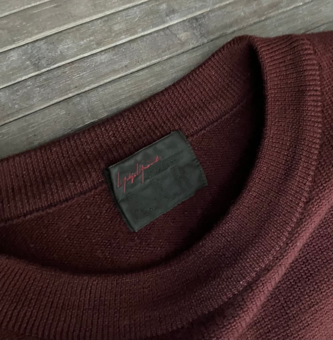 A.A.R burgundy cropped knit 상품이미지3