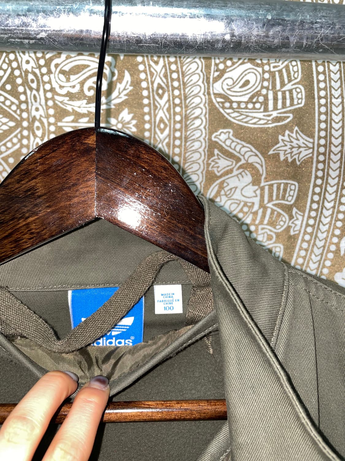 아디다스 내피 기모 파이어버드 야상점퍼  상품이미지6