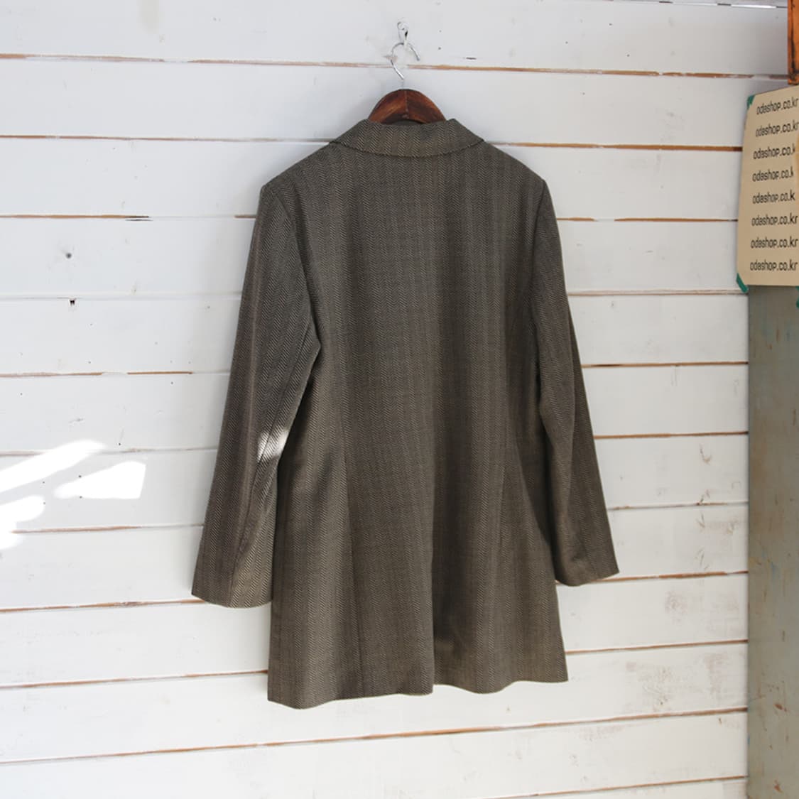 JAEGER 울 헤링본 자켓 (여성용 UK 14) 상품이미지3