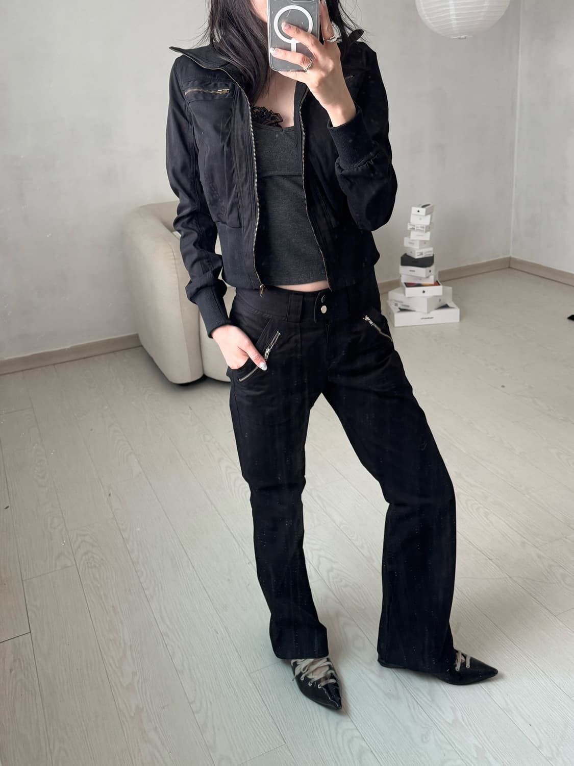 투버튼 세미부츠컷 상품이미지3