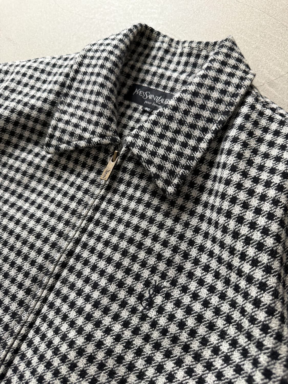 Yves Saint Laurent Check Wool Jacket 상품이미지5
