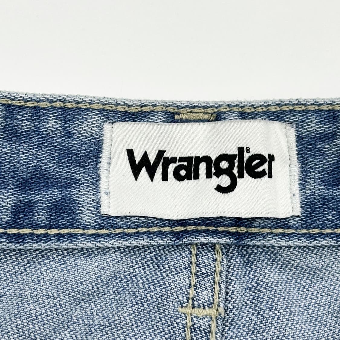 34 랭글러 빈티지 루즈핏 연청 데님팬츠 상품이미지6