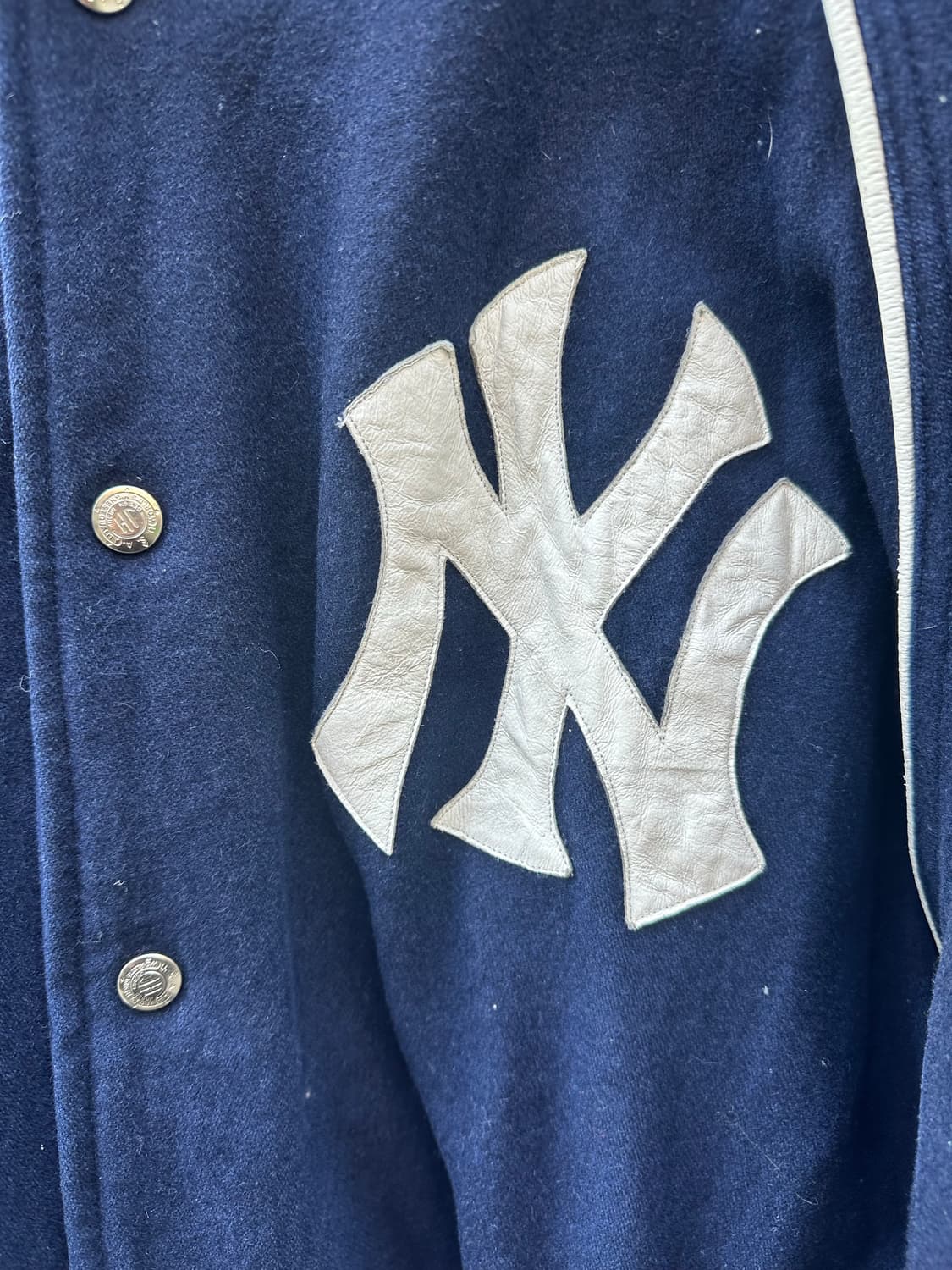 빈티지 90s JH Design 뉴욕 양키즈 울 바시티 자켓 상품이미지2