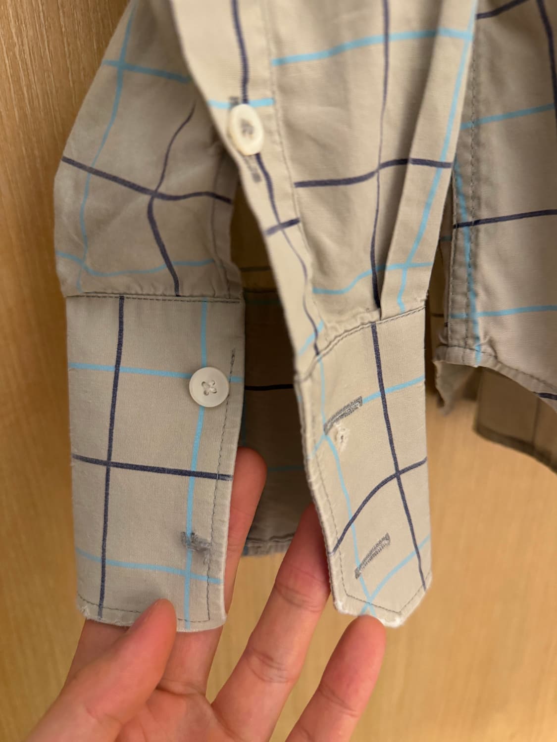 miumiu 2000s pattern stripe shirt 상품이미지5