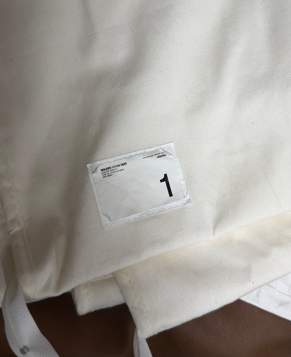 22AW 비즈빔 워커다운 베스트 그린 1사이즈 상품이미지7