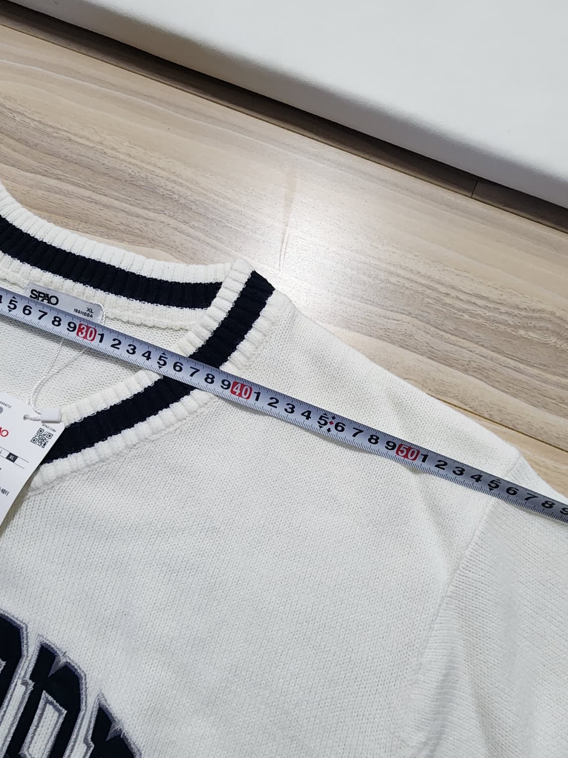 스파오브이넥스웨터긴팔니트xl 상품이미지5