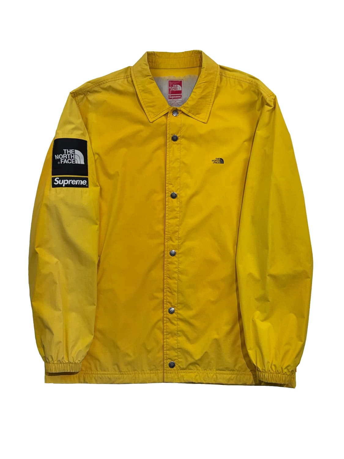 슈프림 x 노스페이스 패커블 코치 자켓 옐로우 상품이미지1