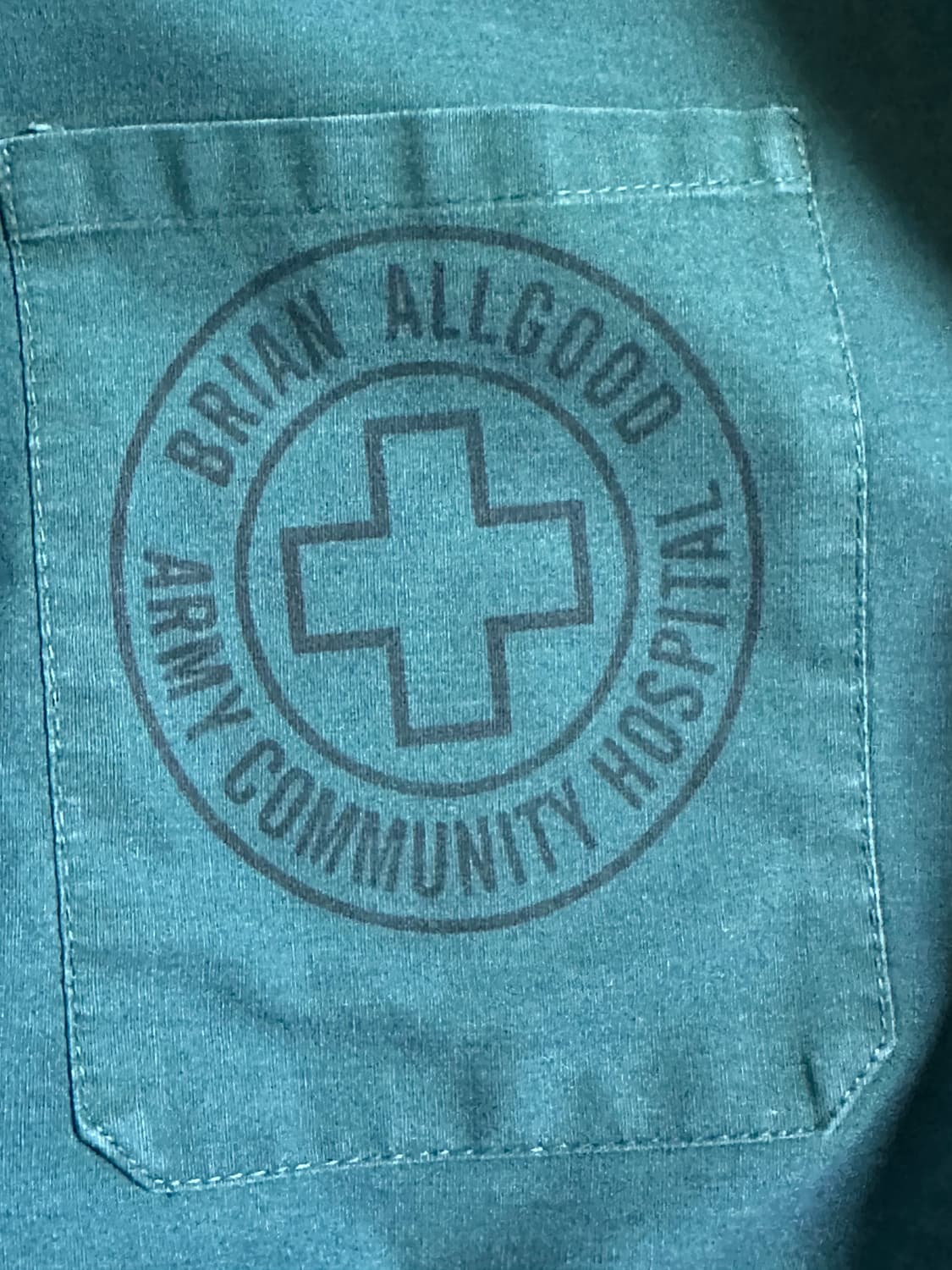 미국 미군 수술복 간호사 군의관 브이넥 반팔 티셔츠 (XL) 상품이미지8