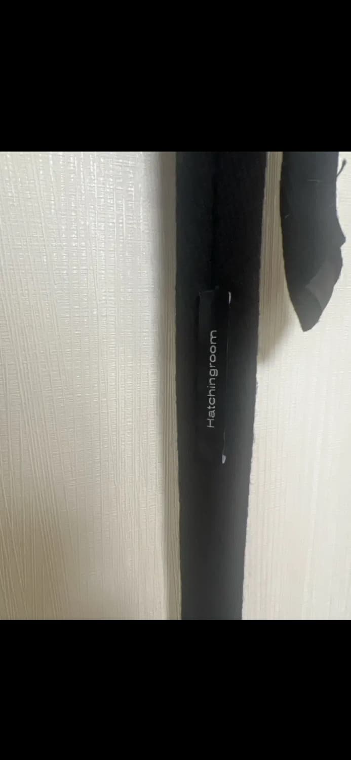 해칭룸 23fw Pete Tie Wool Twill Black 상품이미지5