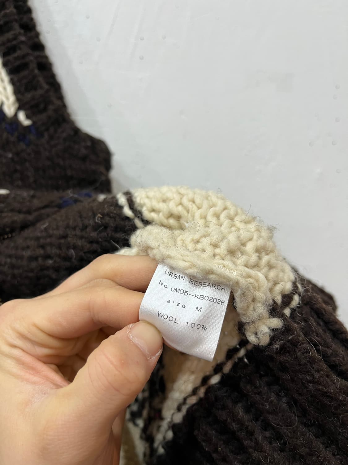 어반리서치 노르딕 코위찬 집업 베스트 상품이미지6