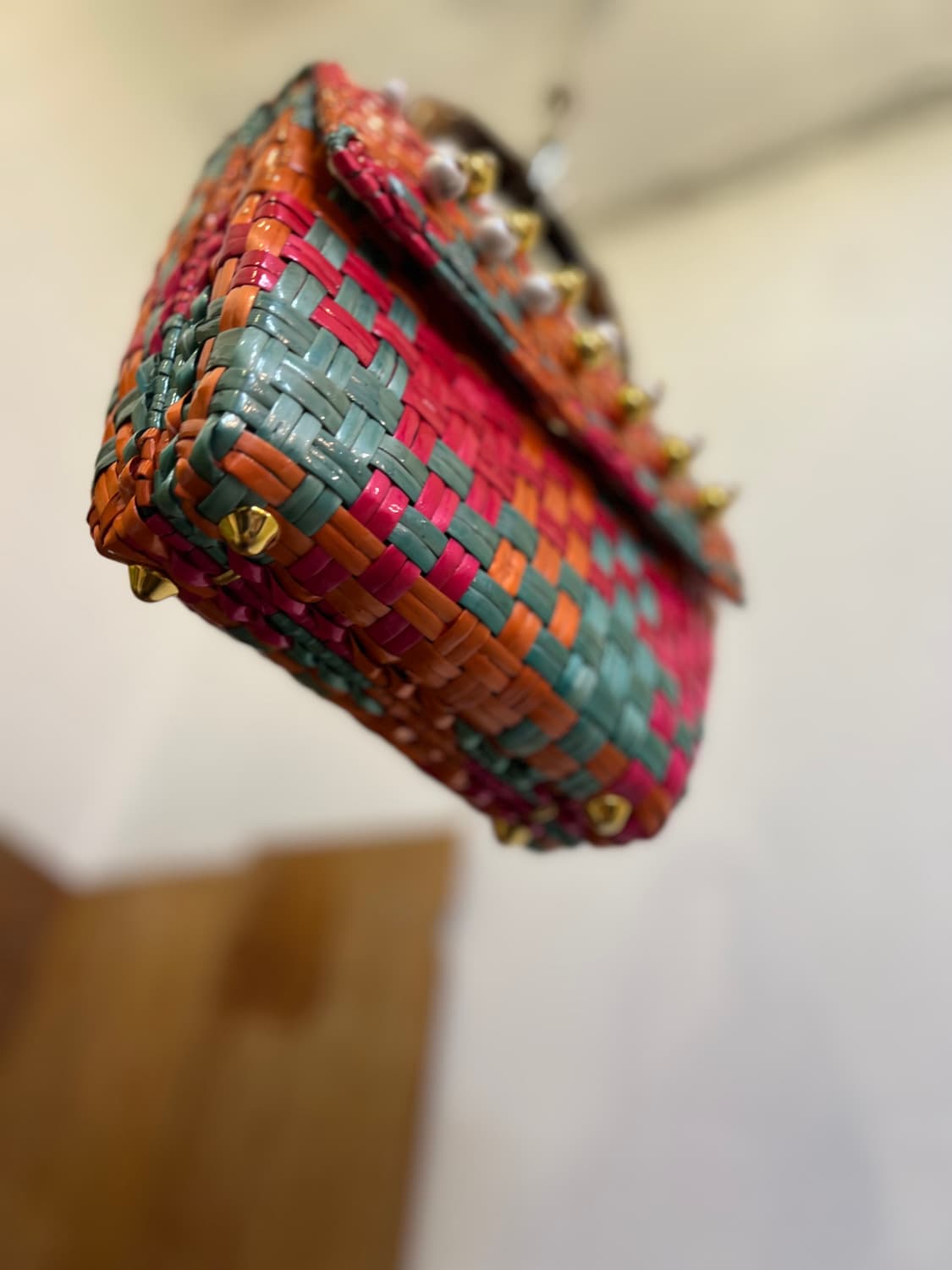 Vintage 뱀부 라탄백 상품이미지3