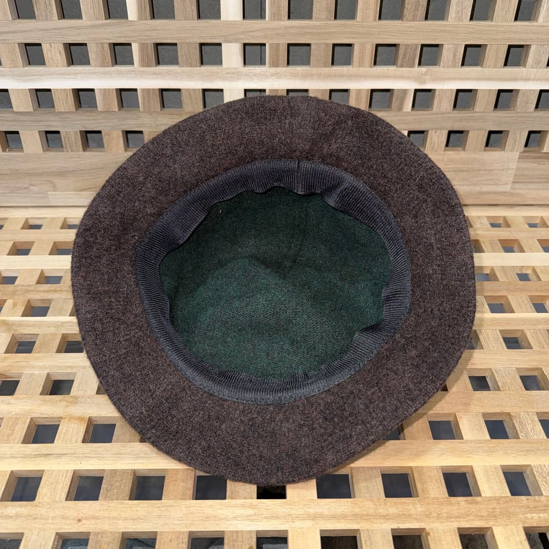 빈티지 울 패턴 벨 버킷햇 상품이미지4