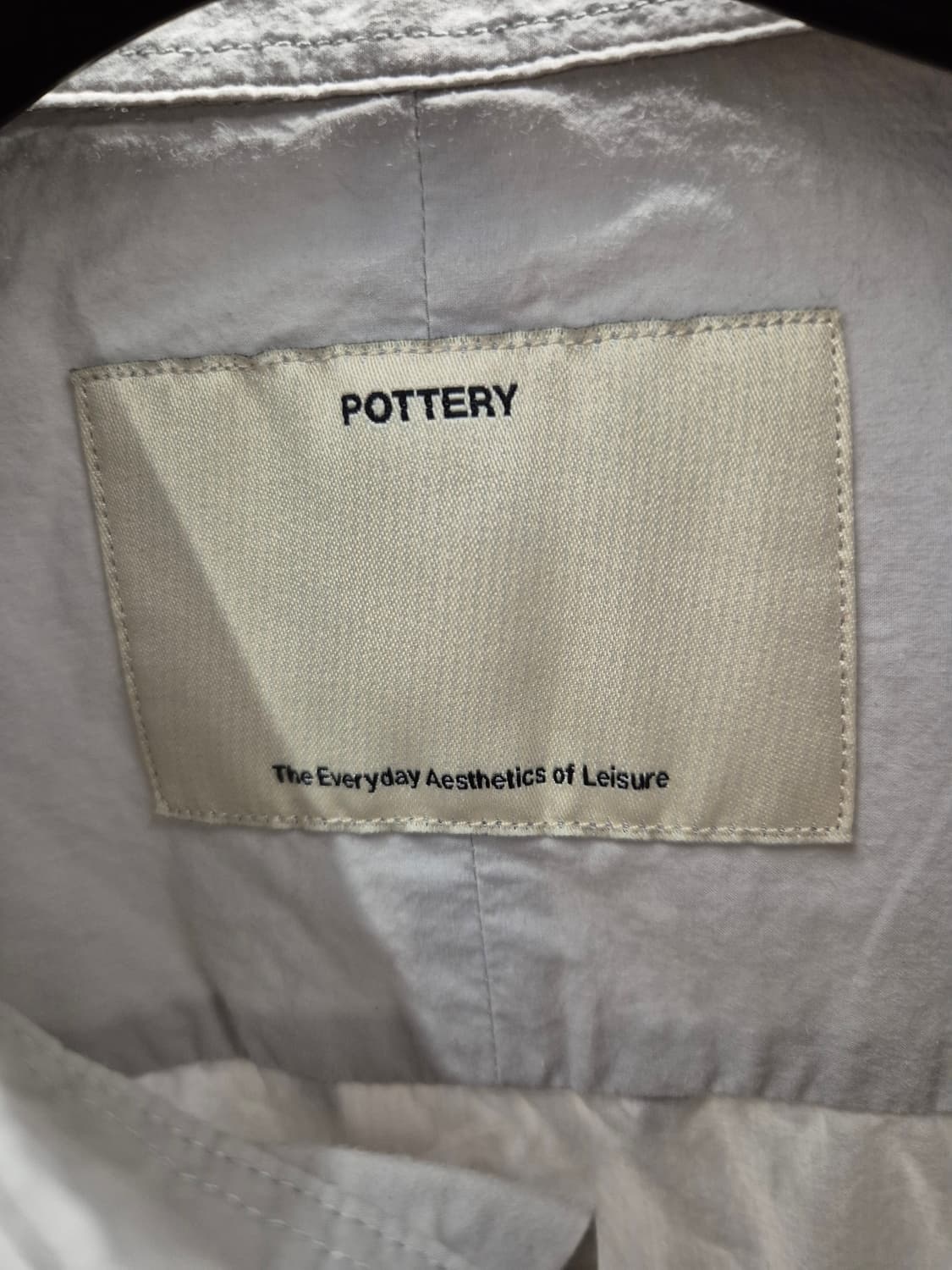 POTTERY 그레이 베이직 셔츠 상품이미지4