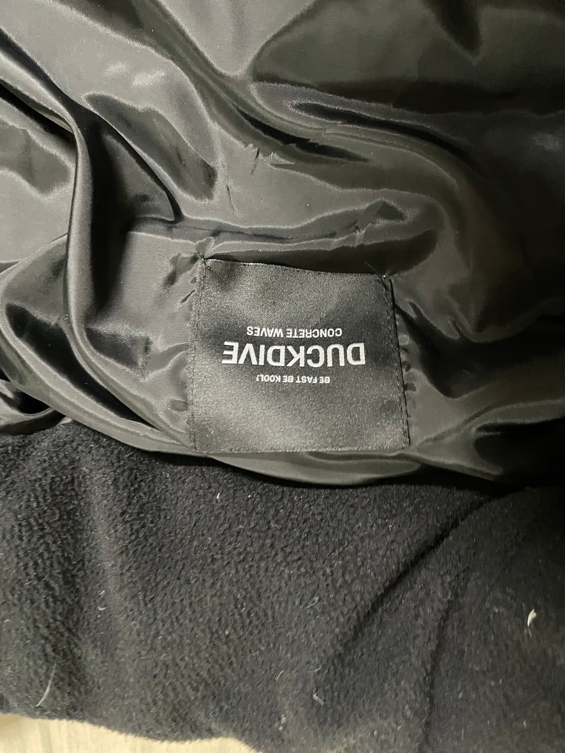 네이비 코듀로이 롱패딩 상품이미지2