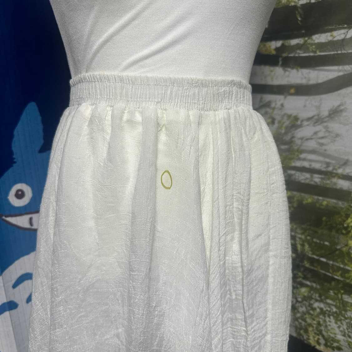 빈티지 화이트 롱 스커트 모리 모리걸 상품이미지4