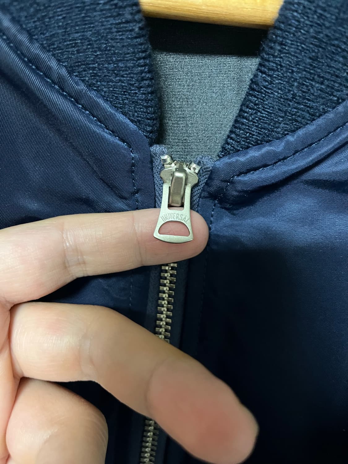 Nanamica 나나미카 블루종 ma-1 자켓 네이비 M size 상품이미지6