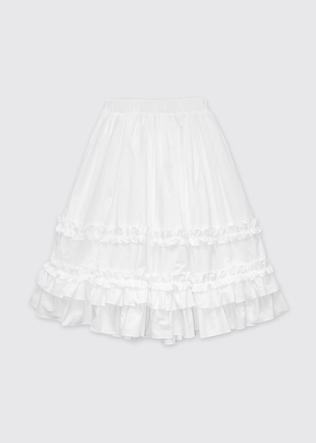 생긴스튜디오 RUFFLE PLEATED MIDI SKIRT 상품이미지1