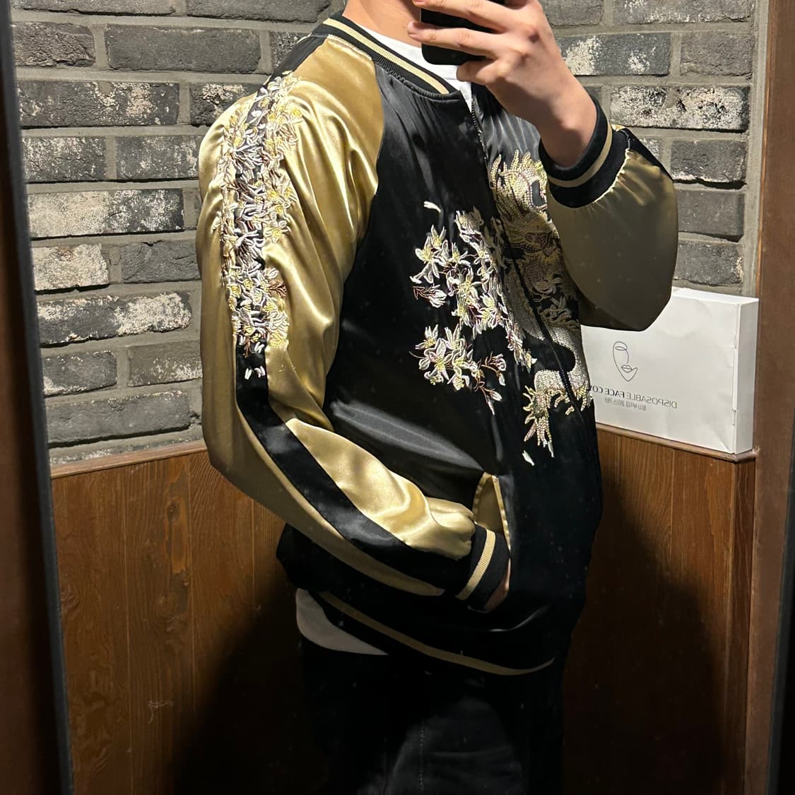 XL) 용자수 스카잔 블랙/골드 상품이미지10