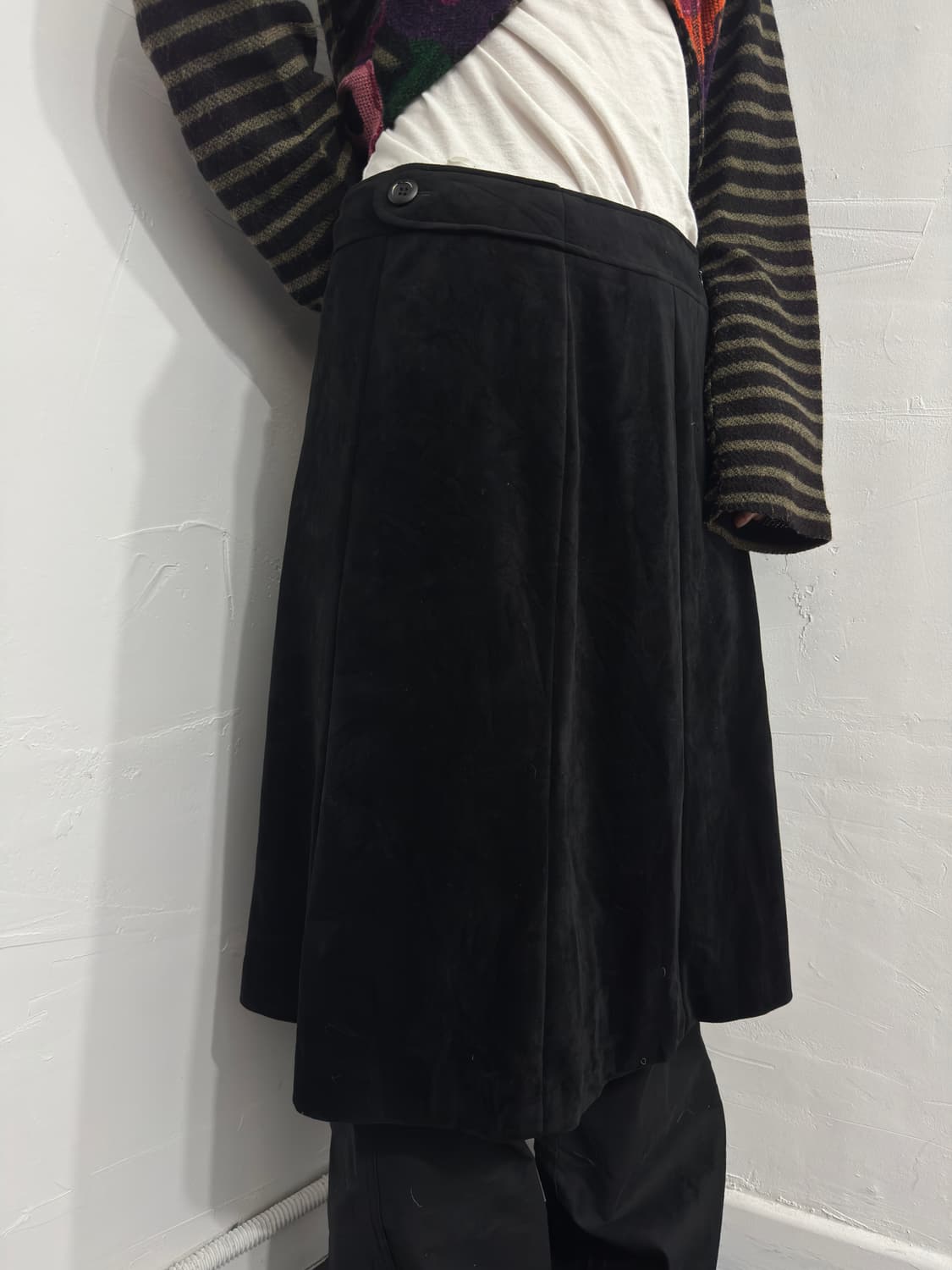 newyoker suede midi skirt 상품이미지4