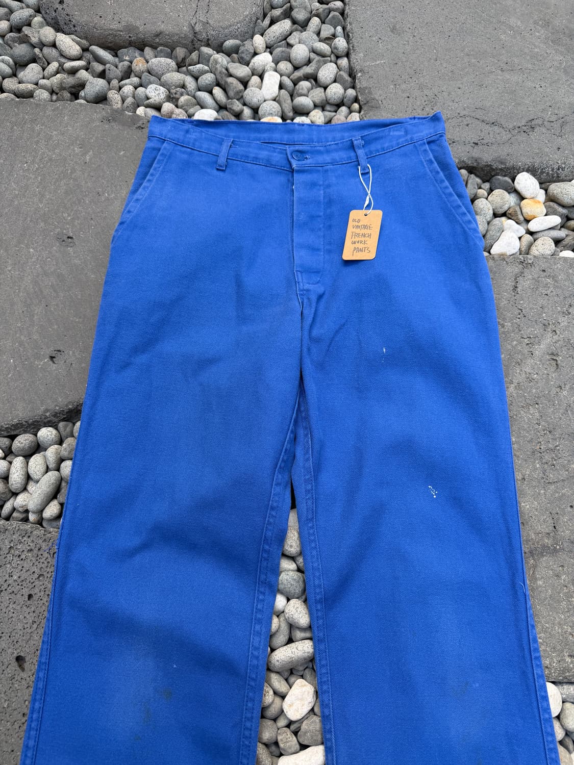 OLD VINTAGE WASHED BLUE 빈티지 프렌치워크팬츠 상품이미지3