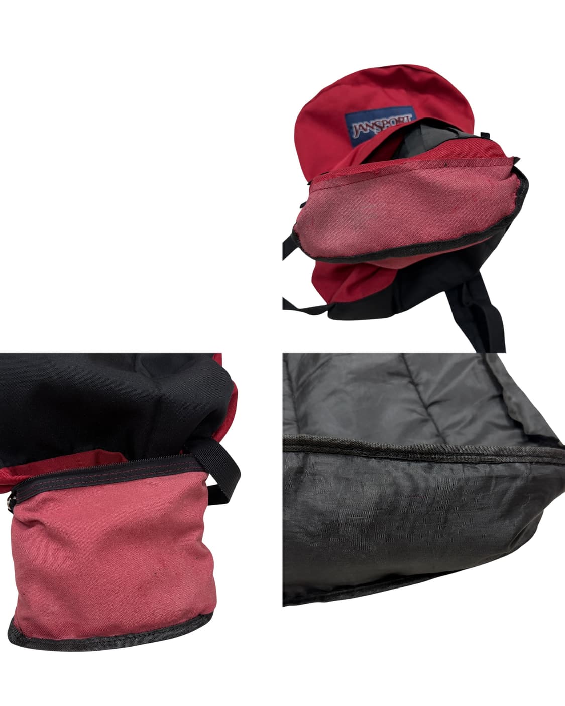 잔스포츠 빈티지 버건디 백팩 가방 상품이미지5