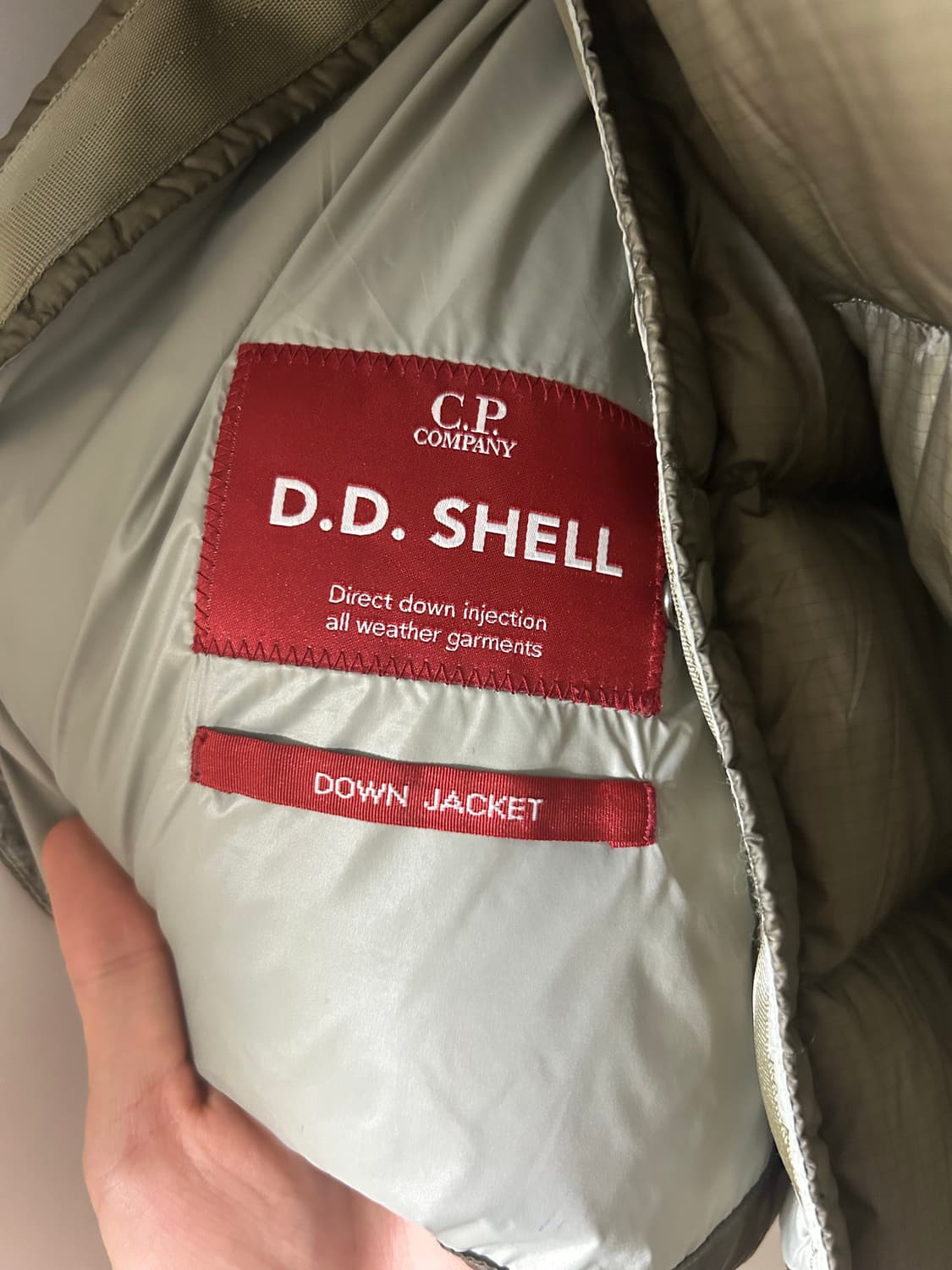 cp company 패딩, D.D. Shell 소재, 라지, 레귤러핏 상품이미지3