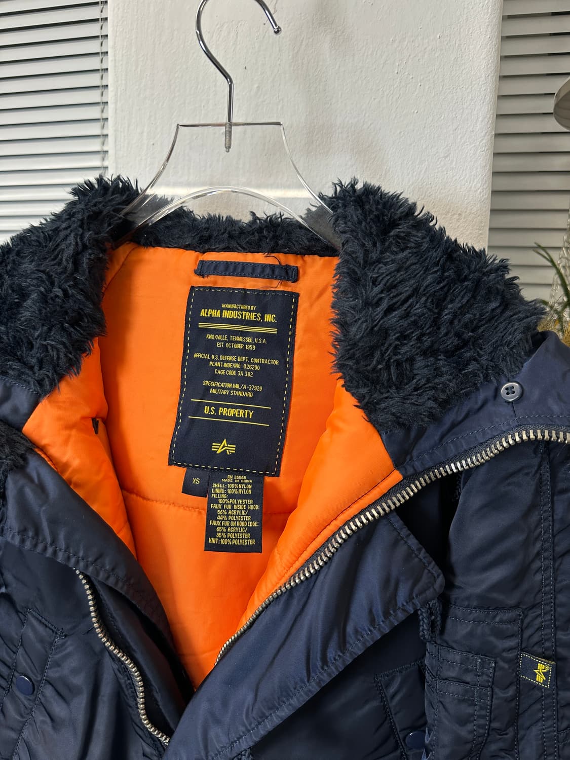 알파 n3b 네이비 패딩 상품이미지5