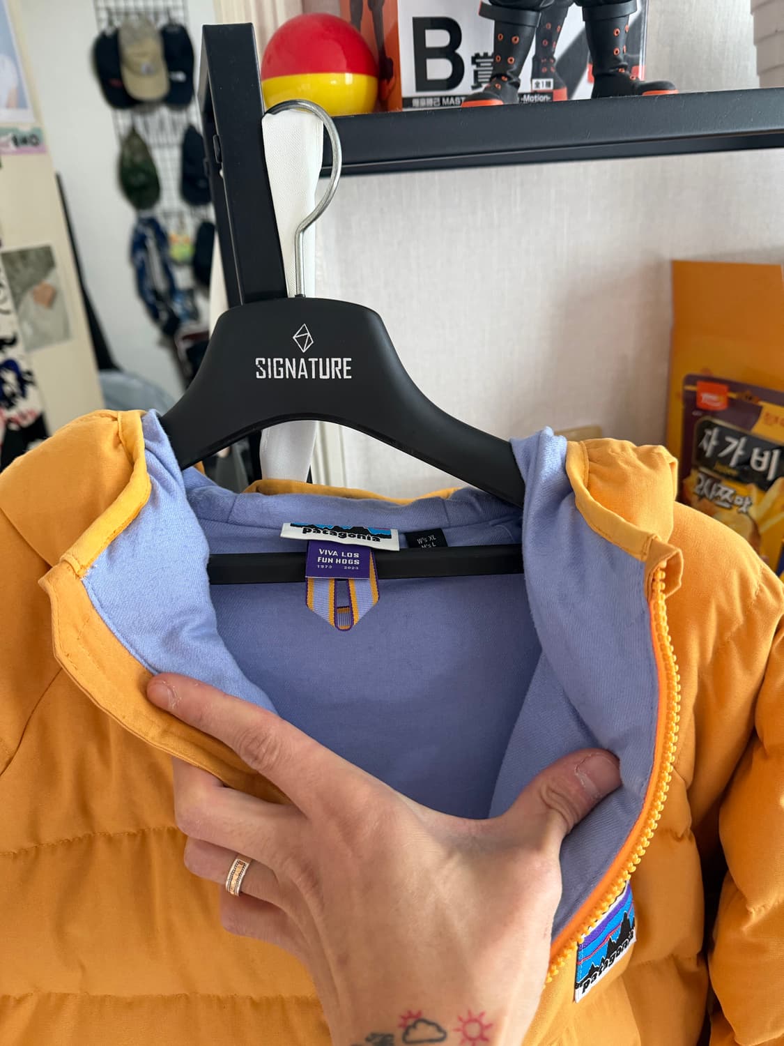 [L]파타고니아 50주년 코튼 다운 자켓 드라이드 망고 상품이미지2