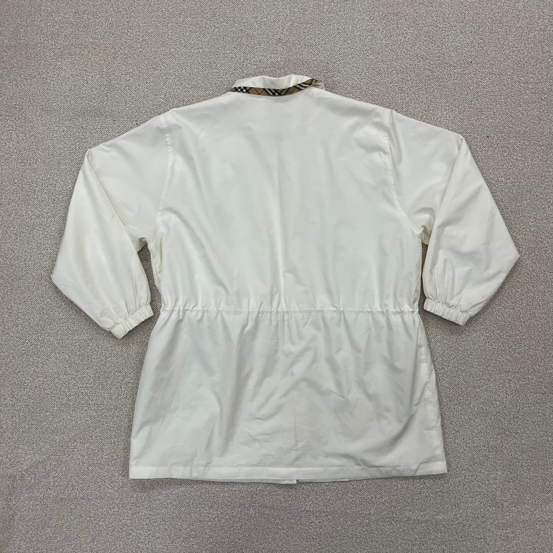 [XL이상] 버버리 빈티지 허리스트링 우븐 바람막이 자켓 3966 상품이미지3