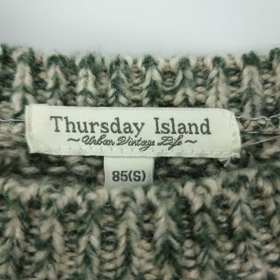 [써스데이아일랜드] 에스닉 패턴 오버핏 롱 니트 M19640 상품이미지7