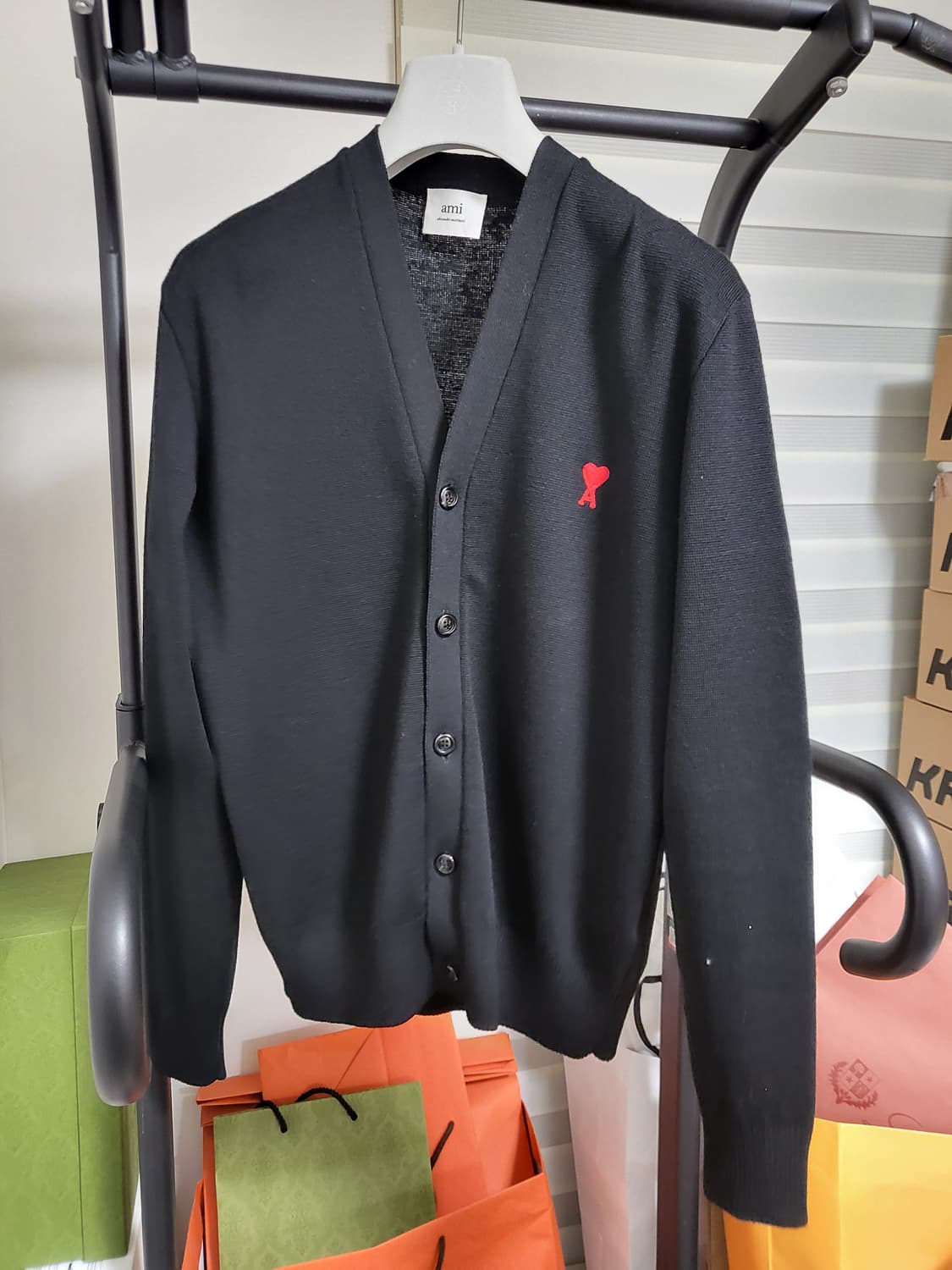 23SS 아미 메리노울 니트 가디건 XL 상품이미지1