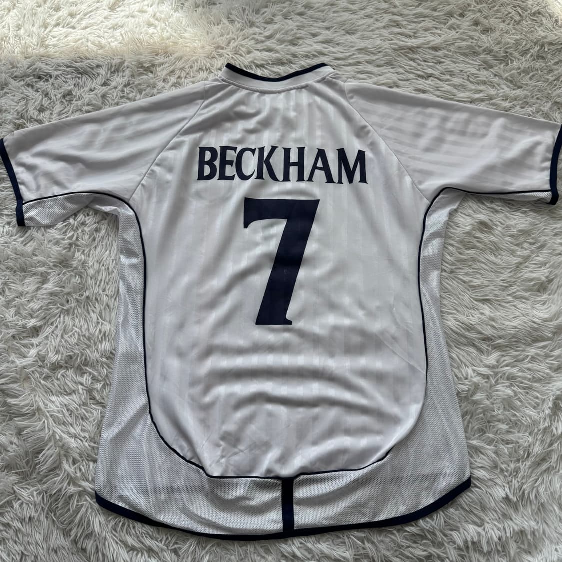 BECKHAM 일본빈티지 축구 유니폼 축구유니폼 빈티지유니폼 반팔 상품이미지3